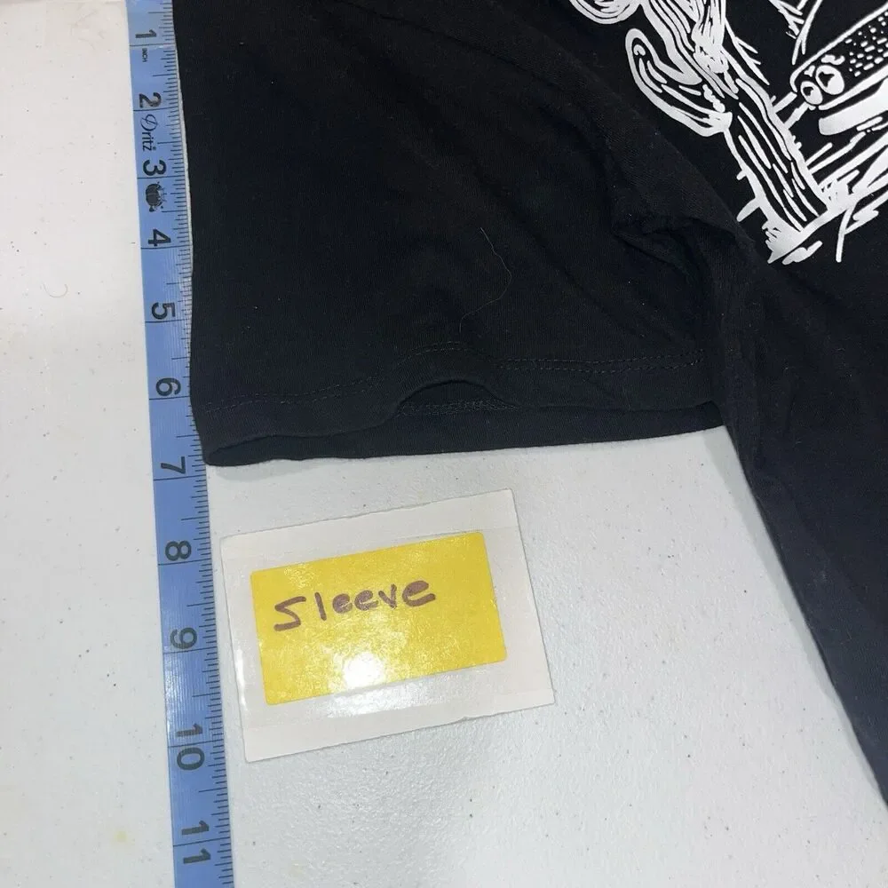 Women Organic Generation California Crop Top Black T-shirt XS Skeletons Desert - Picture 5 of 7